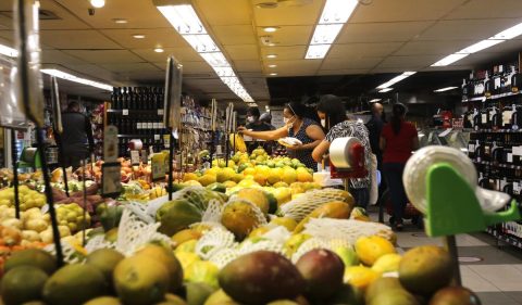 Supermercado na zona sul do Rio de Janeiro Foto: Tânia Rêgo/Agência Brasil