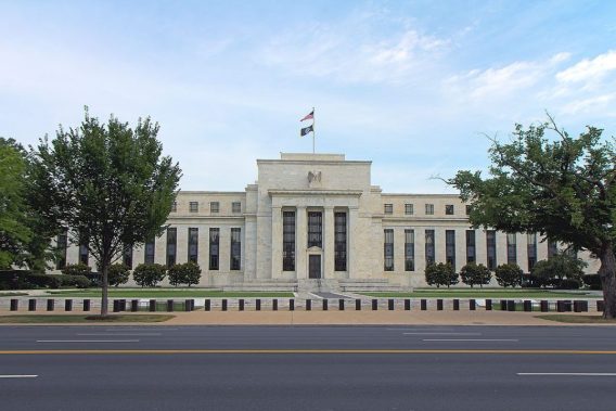 Prédio do Fed ou Federal Reserve, o Banco Central estadunidense, em Washington D.C.