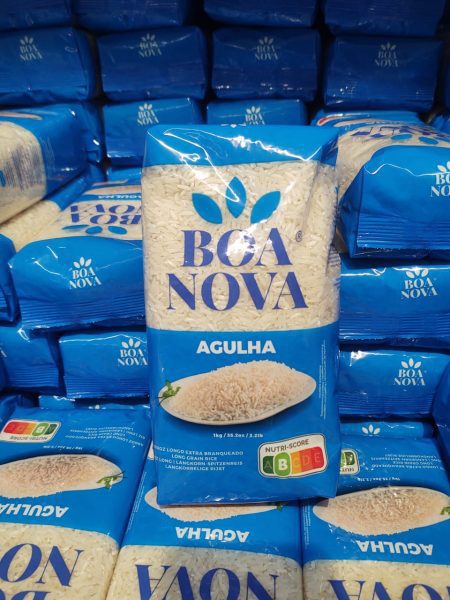 Arroz Boa Nova vendido em mercado de Portugal