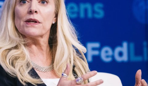Lael Brainard, vice-presidente do Fed — Foto: Taylor Glascock/Bloomberg