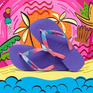 Foto de um par de chinelos da Havaianas/Alpargatas (ALPA4)