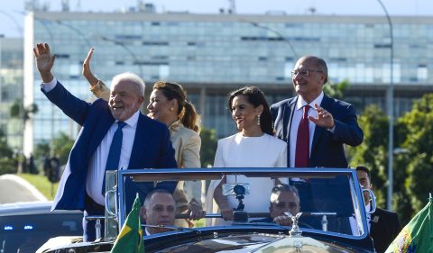 Cerimônia de posse do presidente da República, Luiz Inácio Lula da Silva no Palácio do Planalto (Foto: Tomaz Silva/Agência Brasil)