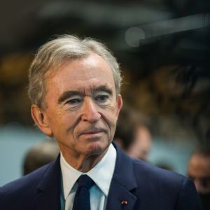 O empresário francês Bernard Arnault, controlador do grupo de luxo LVMH.