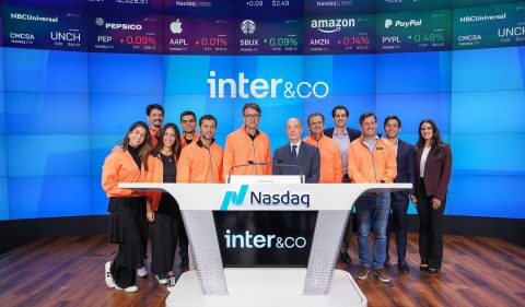 Lançamento da corretora do Inter (INBR32) nos EUA. Foto: Divulgação