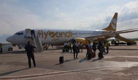 Voo entre Rio e Buenos Aires com a low cost Flybondi. Foto: Eduardo Maia/Agência O Globo