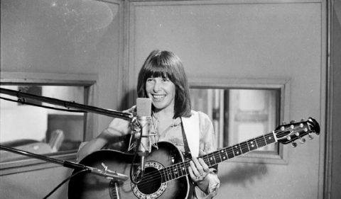 Rita Lee durante gravação do especial 'Mulher 80', exibido na Globo em 1979 — Foto: Nelson Di Rago/TV Globo/Arquivo