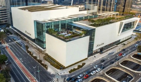 Vista aérea do shopping JK Iguatemi, em São Paulo. (Foto: Divulgação)