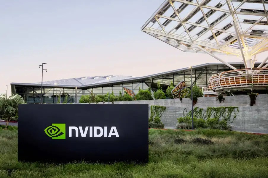 Desde o início do ano até o fechamento da última quinta-feira, as ações da Nvidia subiram 110%. Na imagem, sede da empresa em Santa Clara, na Califórnia (EUA)