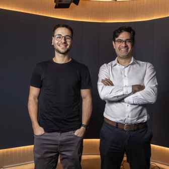 João Piccioni e Marcello Cestari, da Empiricus: bitcoin deve ultrapassar US$ 100 mil neste ano. Foto: Bufalos